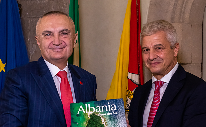 Visita allo Steri del Presidente della Repubblica d’Albania