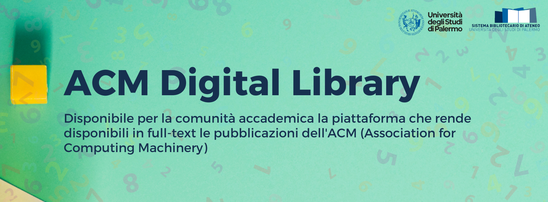 ACM Digital Library: abbonamento alla banca dati dell'Association for Computing Machinery