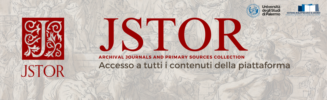 JSTOR Archival Journals and Primary Sources Collection: accesso all'intera collezione