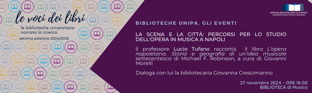 Le voci dei libri - Settima edizione. Secondo incontro 27 novembre 2024