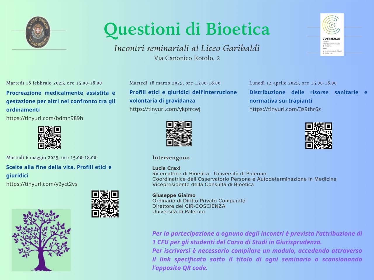 Seminari bioetica Liceo Garibaldi