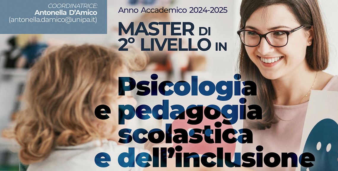 Master di 2° livello in Psicologia e pedagogia scolastica e dell'inclusione