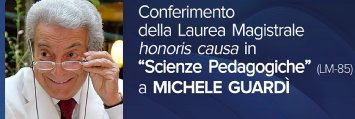 Laurea honoris causa a Michele Guardì in Scienze pedagogiche