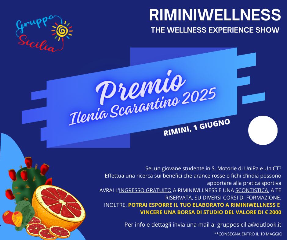 Riminiwellness 2025, 29 Maggio/1° Giugno (Attribuzione 2 CFU)