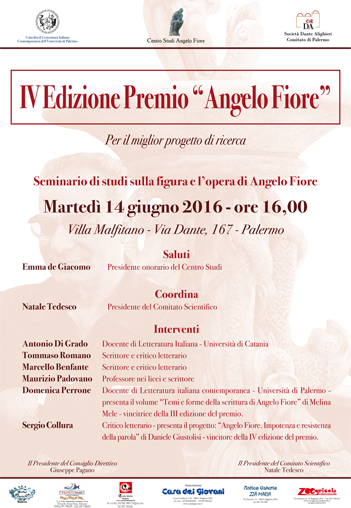 Locandina Premio Angelo Fiore