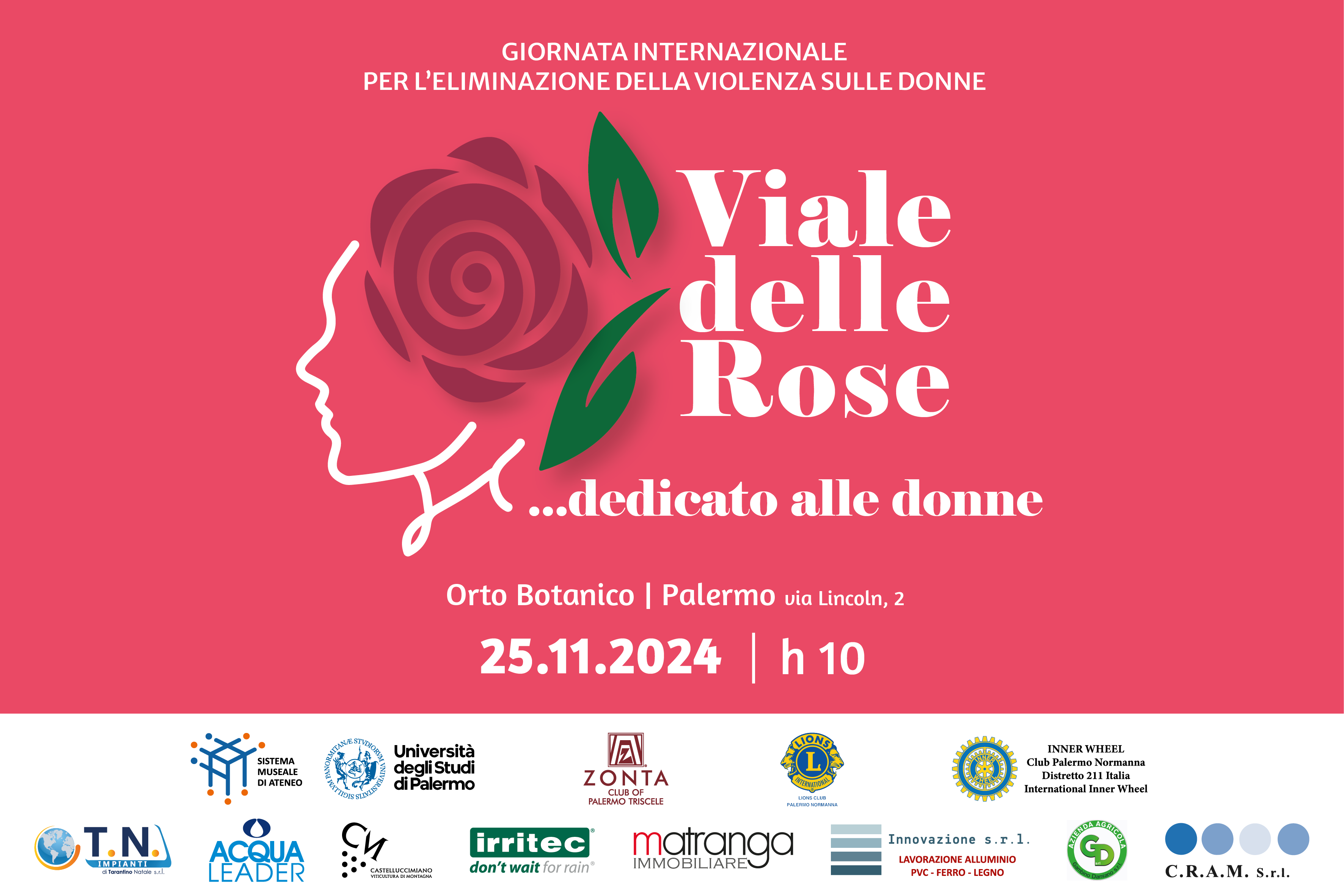 Inaugurazione del Viale delle Rose...dedicato alle donne