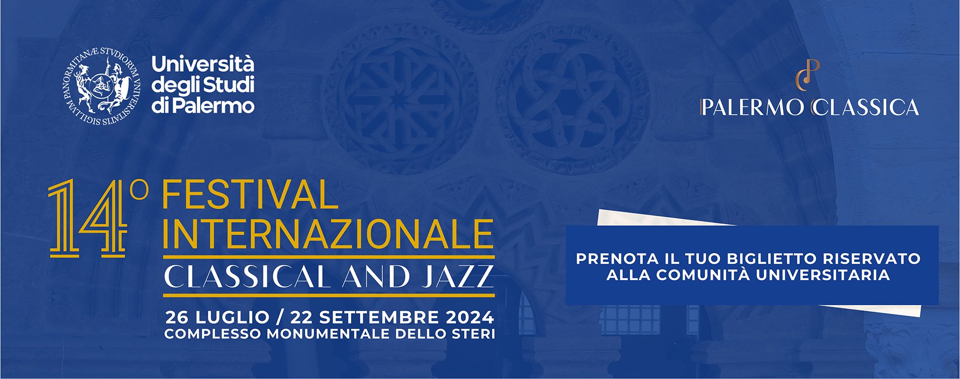 Festival “Palermo Classica” - Biglietti gratuiti per la Comunità UniPa