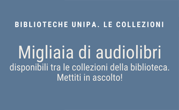 Audiolibri in streaming: il nuovo servizio delle Biblioteche UniPa