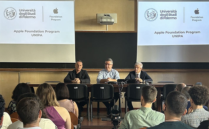 UniPa e Apple insieme nel programma accademico Apple Foundation