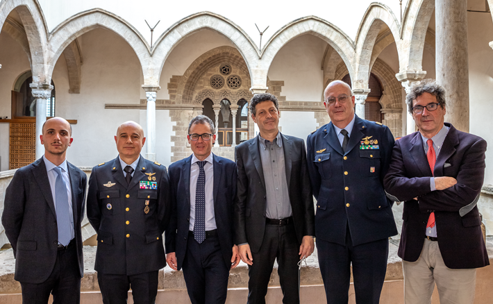 Verso i 100 dell’Aeronautica Militare - I Generali Basilio Di Martino e Giovanni Francesco Adamo dello Stato Maggiore dell’Aeronautica Militare hanno incontrato il prof. Enrico Napoli, Prorettore Vicario dell’Università di Palermo