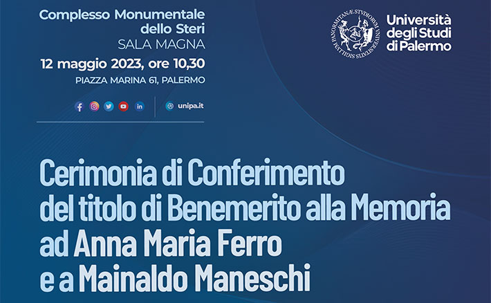 Conferimento Del Titolo Di Benemerito Alla Memoria Ad Anna Maria Ferro ...