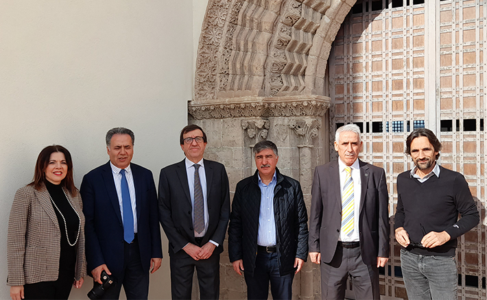 Delegazione della İnönü Üniversitesi di Malatya in visita allo Steri