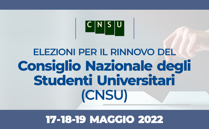 Elezioni Consiglio Nazionale degli Studenti Universitari 2022