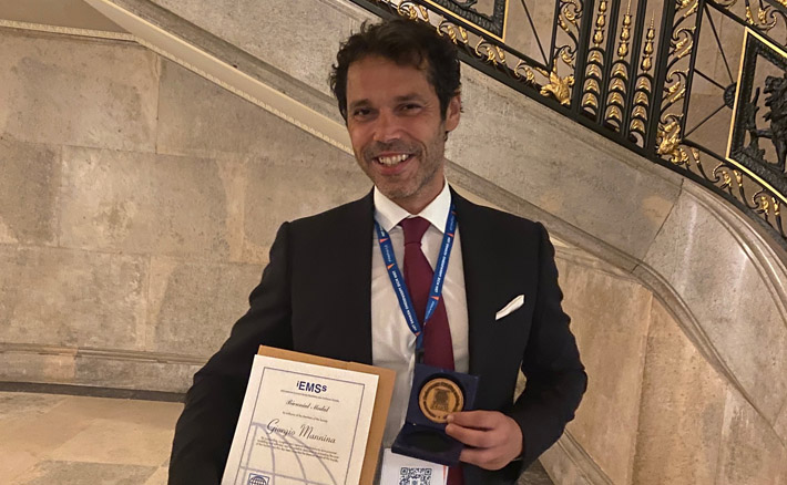 Al prof. Giorgio Mannina il premio internazionale iEMSs Biennial Medal Award 2022