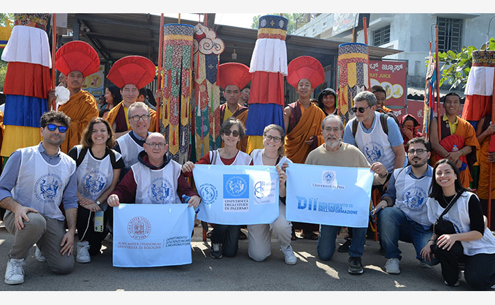 Missione umanitaria e di ricerca di un team di medici e scienziati italiani presso l'insediamento tibetano di Bylakuppe, in India