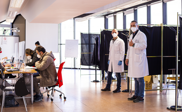 Vaccinazione anti Covid: proseguono al Campus di Viale delle Scienze i V-Days di UniPa in collaborazione con AOU Policlinico “Paolo Giaccone”