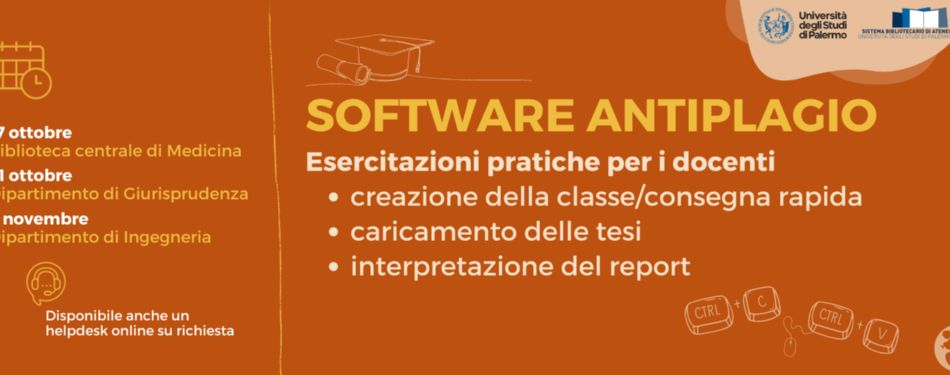 Prevenzione del plagio: sessioni informative per i docenti dell'Ateneo