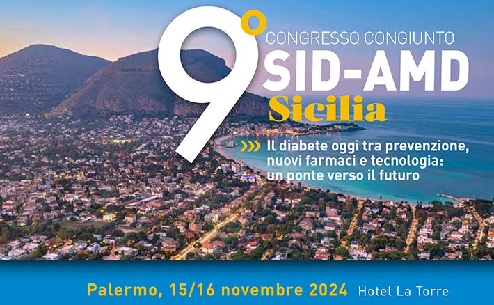 IX congresso SID-AMD Sicilia “Il diabete oggi tra prevenzione, nuovi farmaci e tecnologia: un ponte verso il futuro”