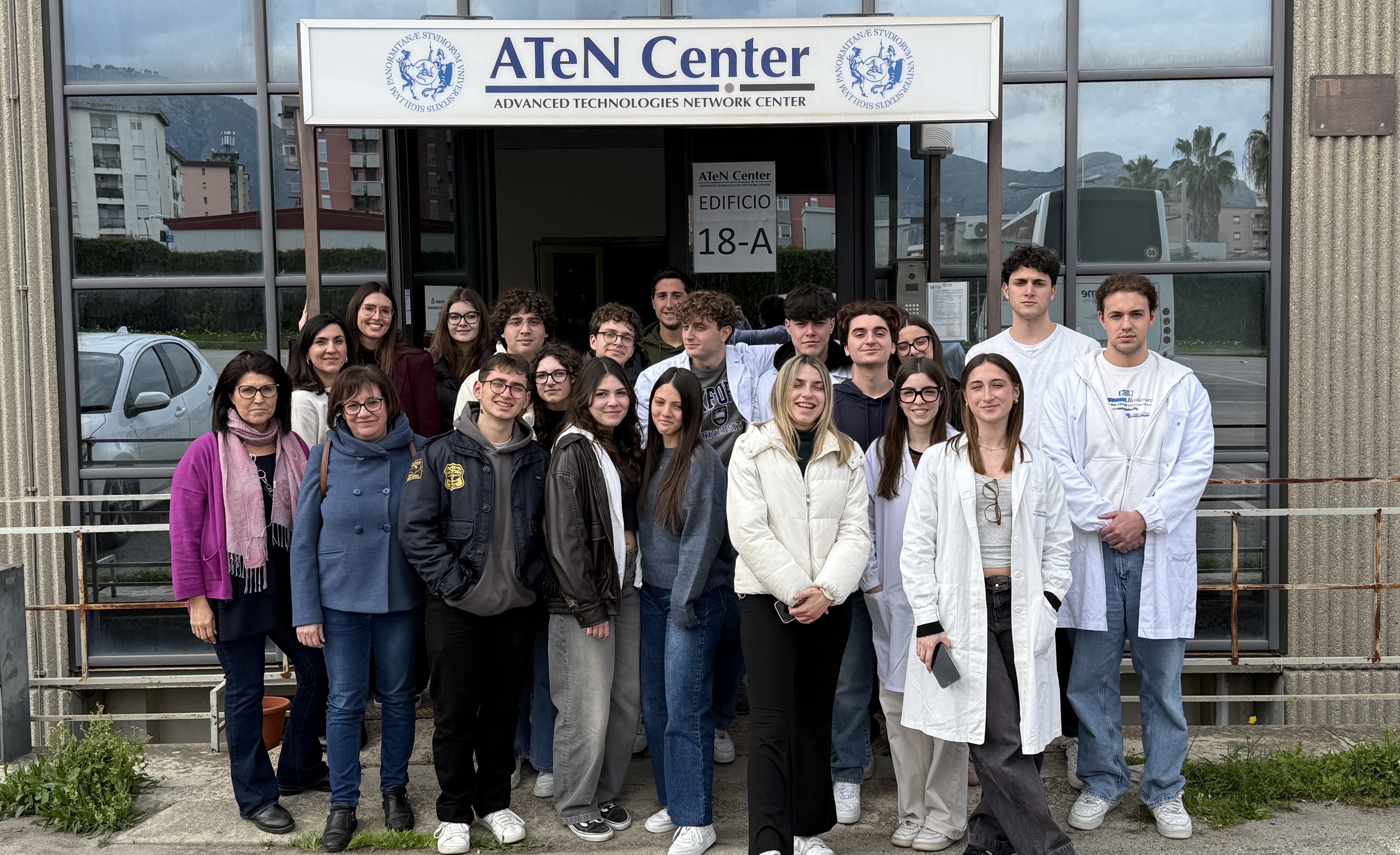 Gli studenti dell’Istituto di Istruzione Superiore Alessandro Volta in visita ad ATeN Center